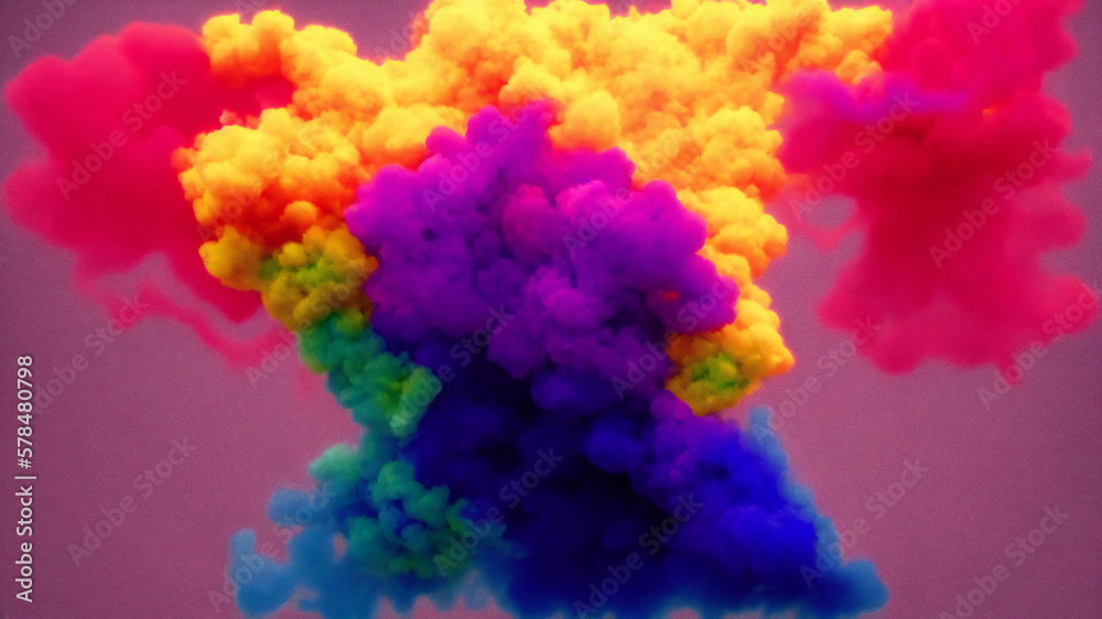 Nubes Coloridas, IA Generativa