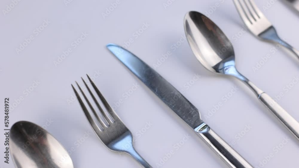 fork knife spoon set of kitchen utensils on a white background fork knife spoon set of kitchen utensils on a white background