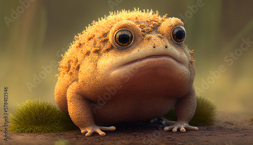 close up of a cute frog © scott