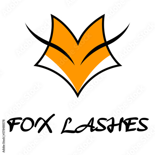 Fox lashes logo for company
