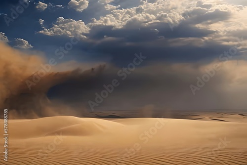 Walking In A Sandstorm. Generative AI