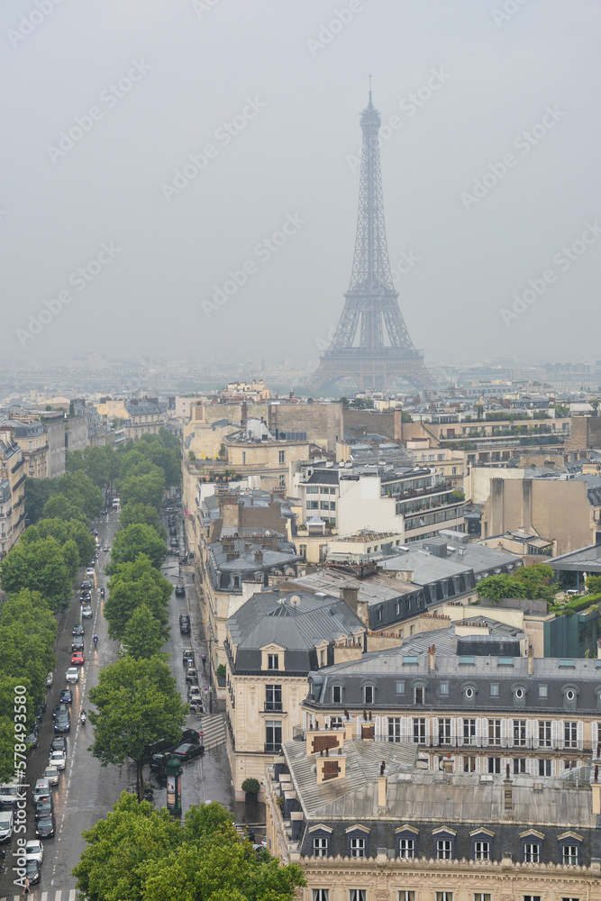 Naklejka premium Summer Paris.