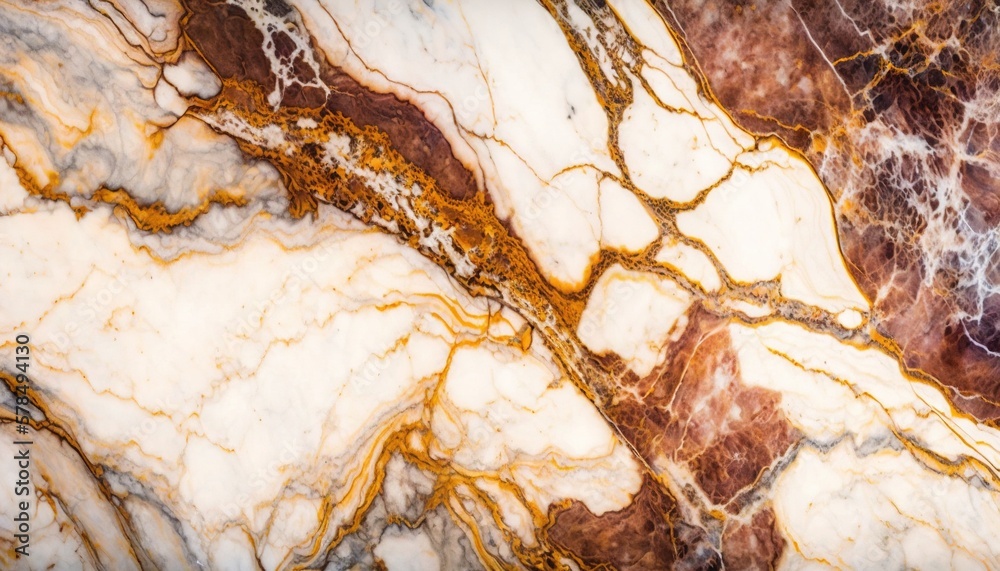 Red and white marble with golden veins background. Generative AI Red and white marble with golden veins background. Generative AI
