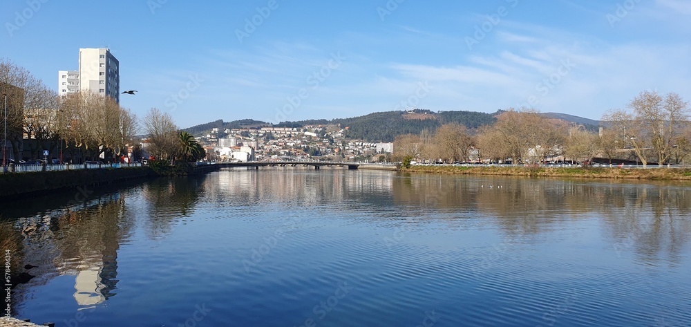 Río Lérez en Pontevedra, Galicia