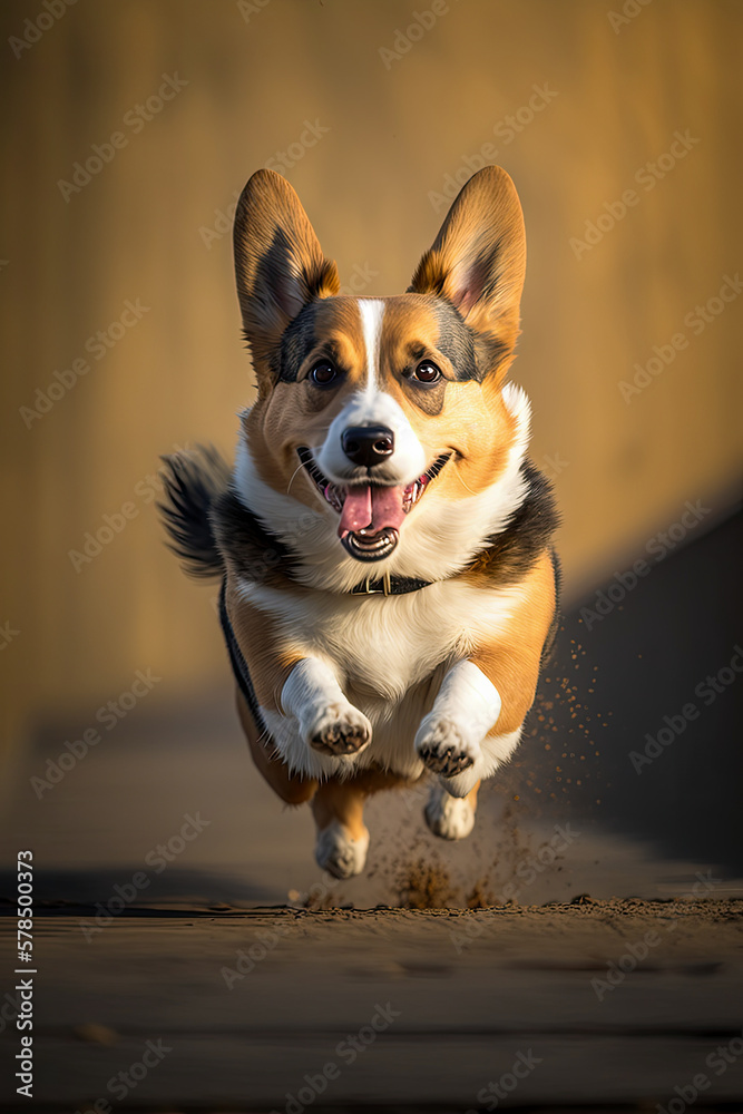 Active Pembroke Welsh Corgi Front View Running
Active Dog Month April 2023 Active Pembroke Welsh Corgi Front View Running
Active Dog Month April 2023