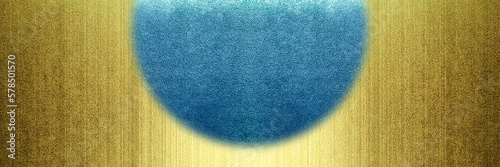 半円のデザインのカード