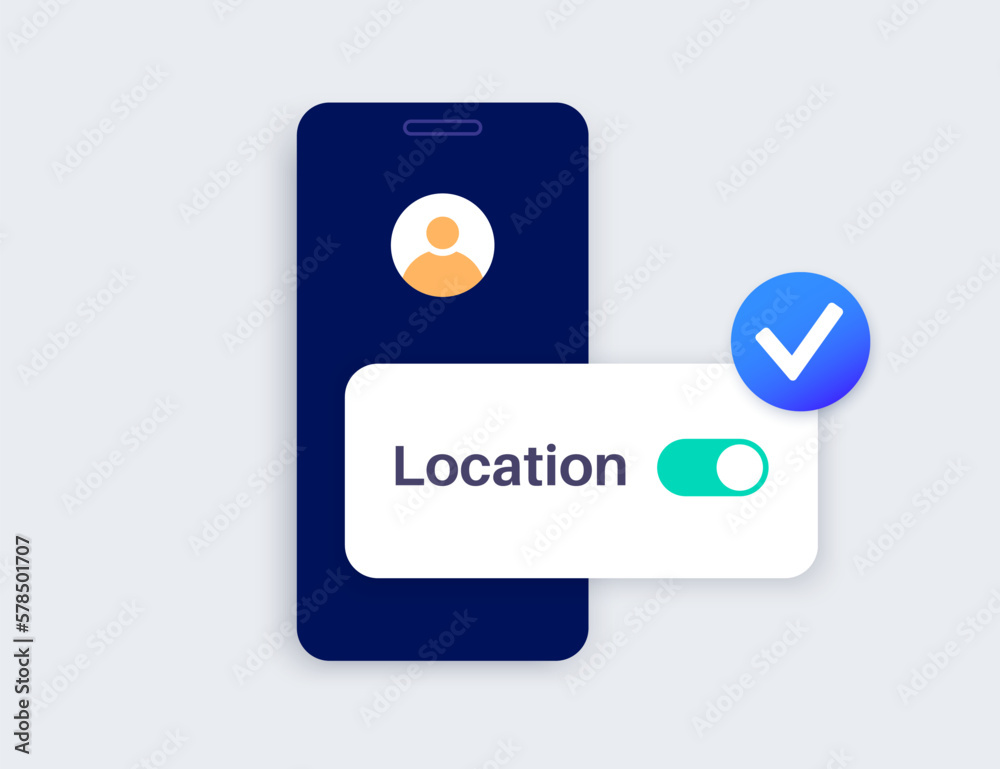GPS activation toggle GPS activation toggle