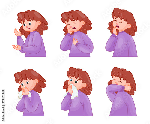 Sick and ill child