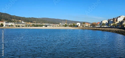 Schilderij op canvas Panorámica de Cee, Galicia