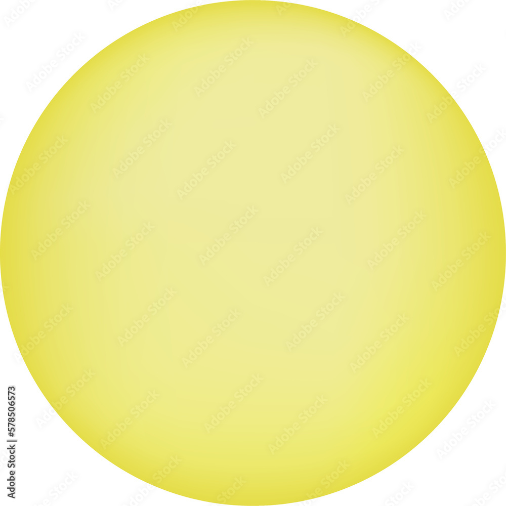 Yellow Gradient Circle