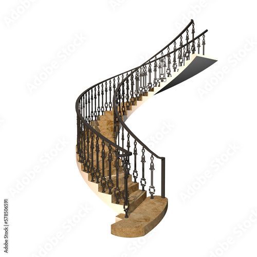 Obraz na plátně staircase in the house