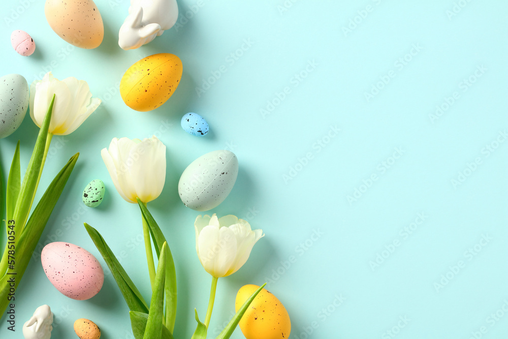 Foto Happy Easter card template