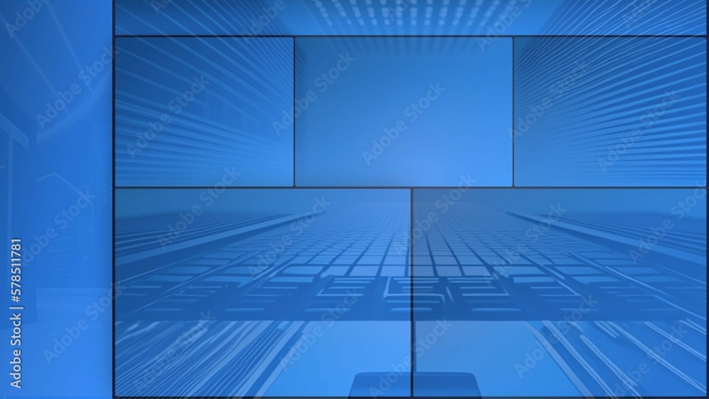 Background for Power BI Dashboard, Blue, generative AI Stock
