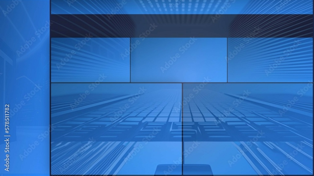 Obraz premium Background for Power BI Dashboard, Blue, generative AI