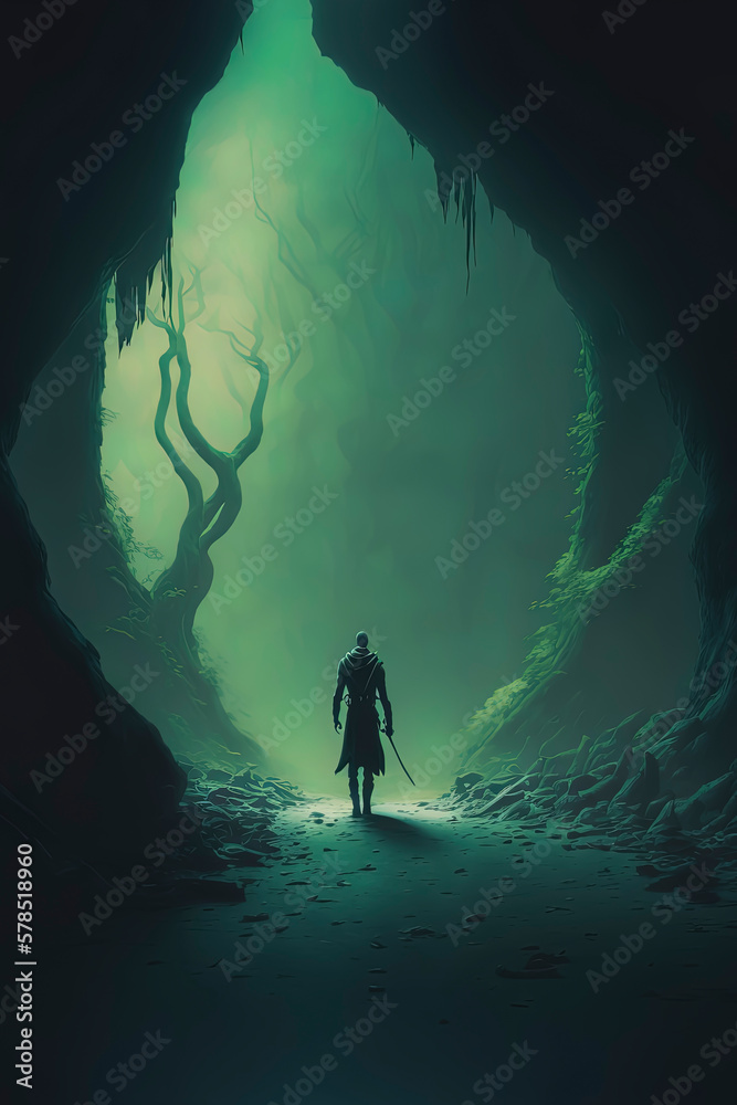 Obraz premium Epic Fantasy Landscape