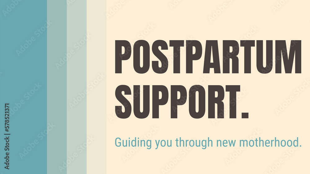 Fototapeta premium postpartum support: Support for new mothers after giving birth to aid in physical and emotional recovery.