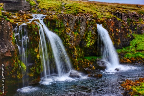 Fototapeta Naklejka Na Ścianę i Meble -  Kirkjufellsfoss waterfall, Iceland
