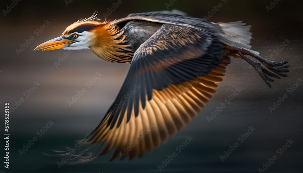 Fototapeta premium bird in flight