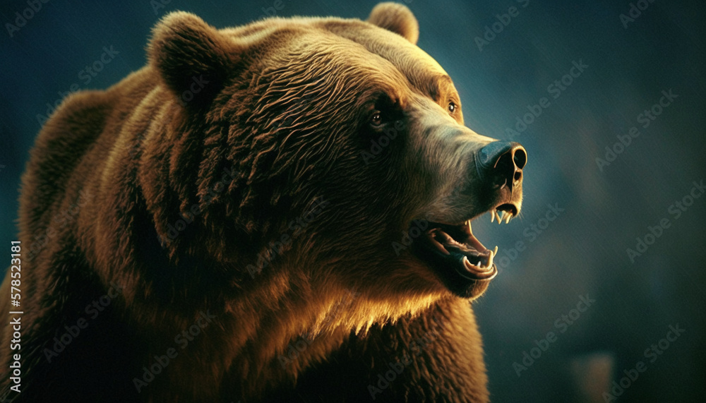 Obraz premium brown bear portrait