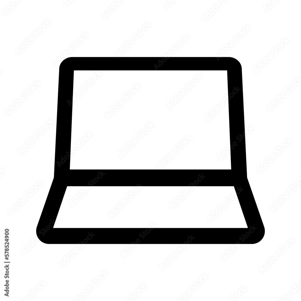 Laptop frame icon. Computer. Vector. Laptop frame icon. Computer. Vector.