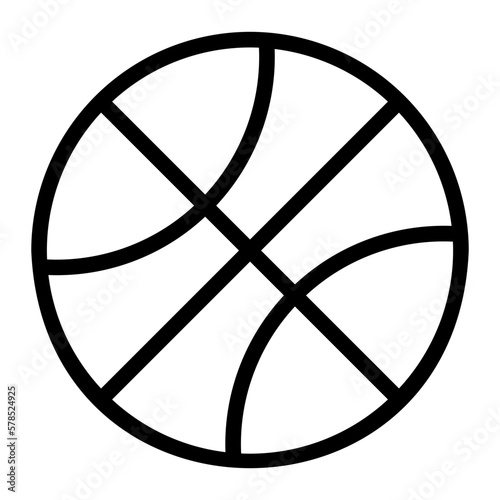 basketball line icon