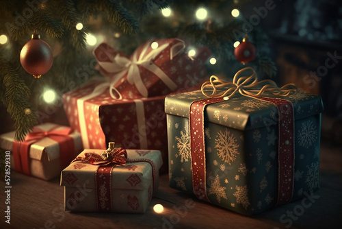 christmas gifts under the c...