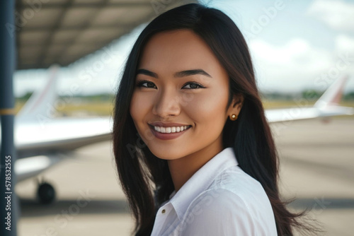 young multiethnic woman sta...