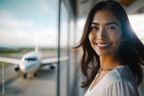 young multiethnic woman sta...