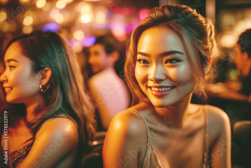young asian adult female wo...
