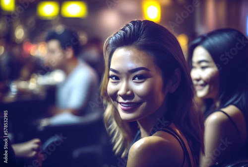 young asian adult female wo...