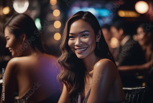young asian adult female wo...