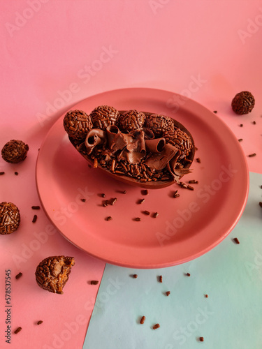 Ovo de páscoa de Brigadeiro