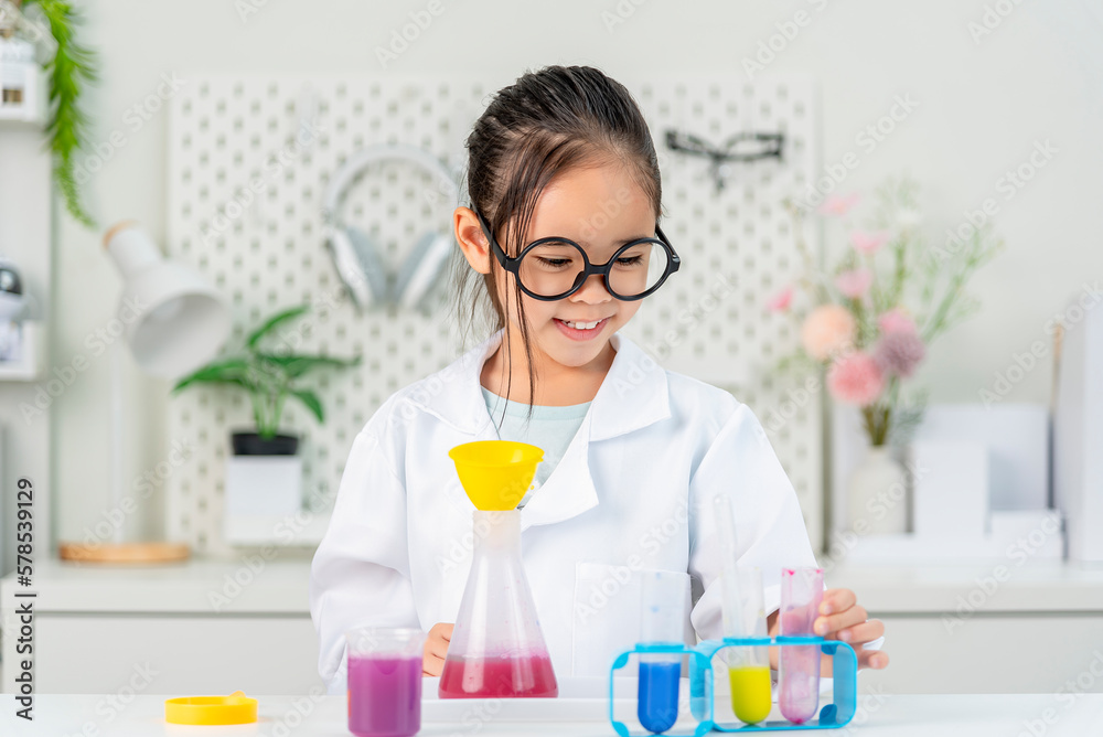 science and children concept girl science and children concept girl