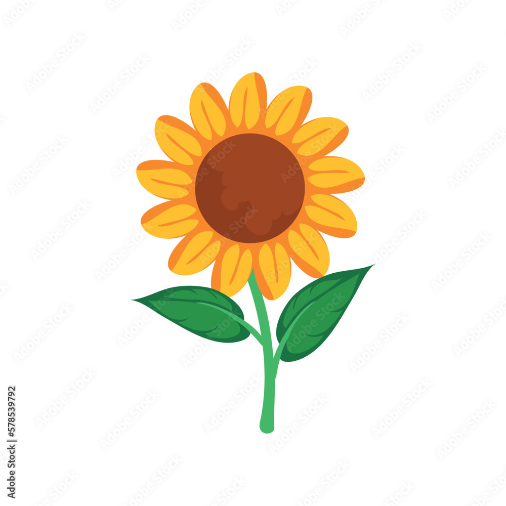 Obraz premium bright sunflower design