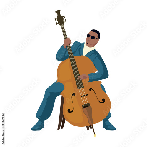 musician playing the cello