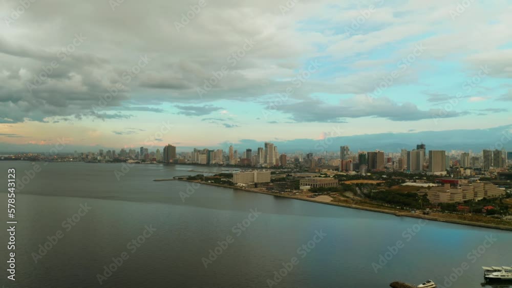 Makati City is one of the most developed business district of Metro Manila and the entire Philippines. Travel vacation concept Makati City is one of the most developed business district of Metro Manila and the entire Philippines. Travel vacation concept