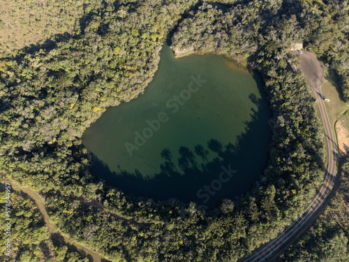 Obraz na plátně Lago parque vila velha em ponta grossa