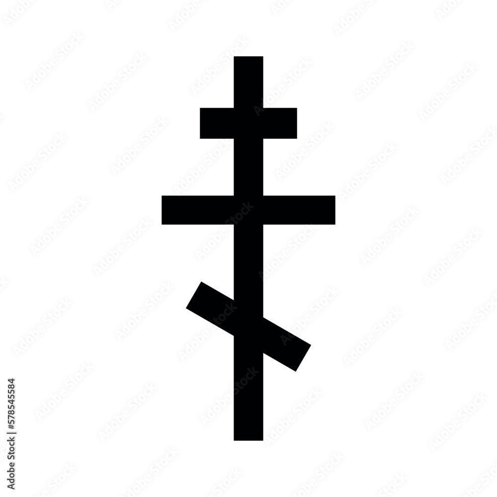 Cross as symbol of Christianity on white background Cross as symbol of Christianity on white background