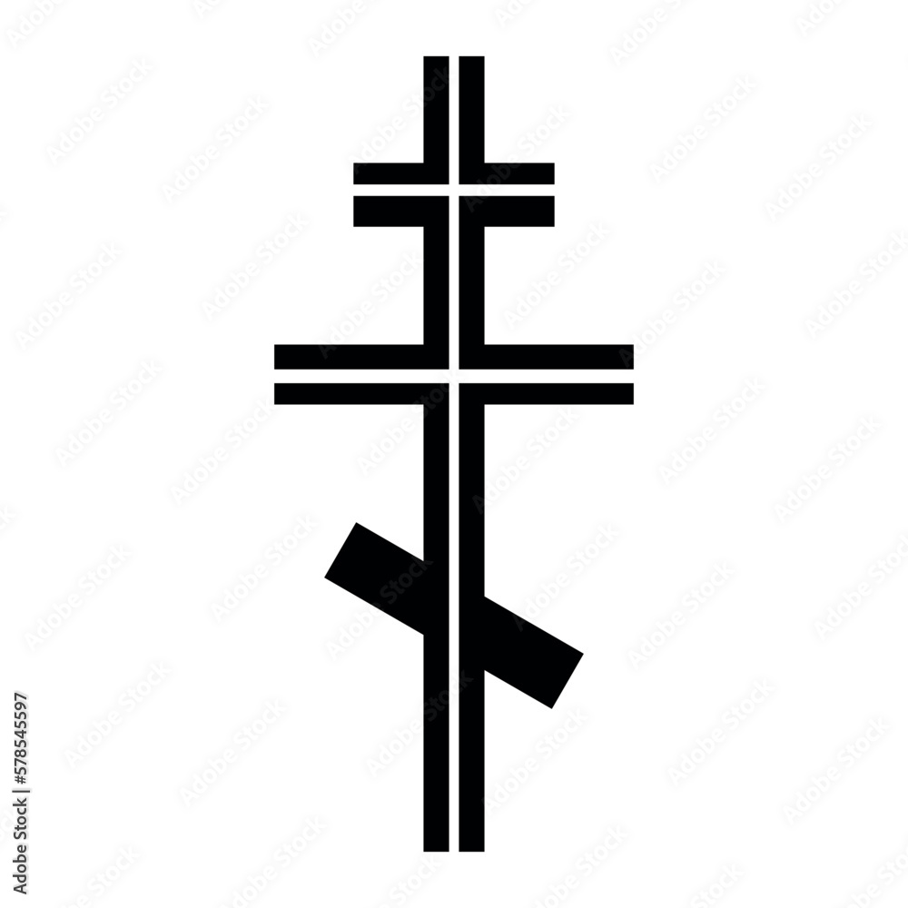 Cross as symbol of Christianity on white background Cross as symbol of Christianity on white background
