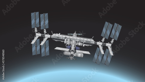 International Space Station (ISS) in Space