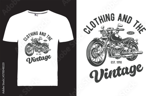 vector Vintage T-shirt Design template