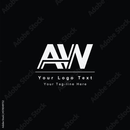 AW or WA letter logo. Unique attractive creative modern initial AW WA A W initial based letter icon logo