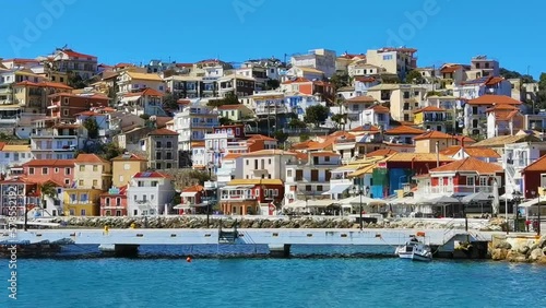 parga city by the sea in greece tourist resort summer holidays place
