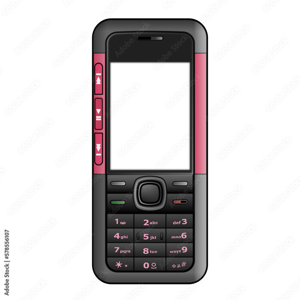 music mobile phone isolated on white background music mobile phone isolated on white background