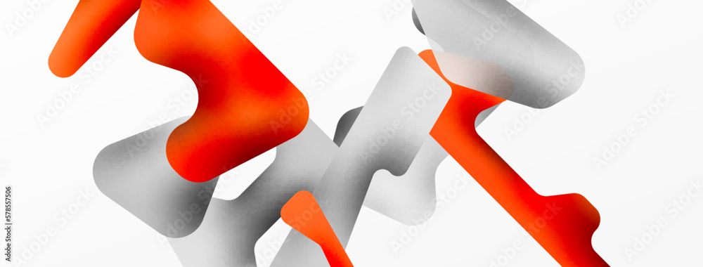 Colorful bright abstract shapes composition. Digital web futuristic template for wallpaper, banner, background, card, book Illustration, landing page Colorful bright abstract shapes composition. Digital web futuristic template for wallpaper, banner, background, card, book Illustration, landing page