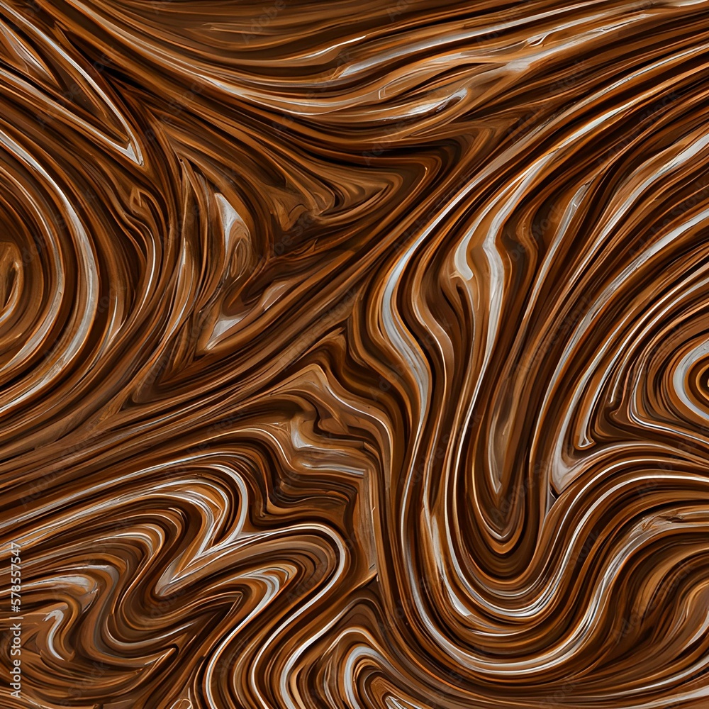 Coffee brown marble wave abstract pattern background. Coffee marble wave background created with Generative AI Coffee brown marble wave abstract pattern background. Coffee marble wave background created with Generative AI