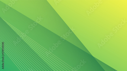 Modern Abstract Background Tilt Diagonal Lines and Yellow Green Gradient Color
