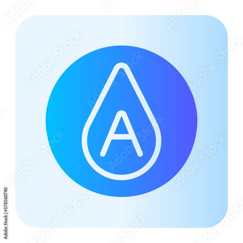 vitamin a gradient icon