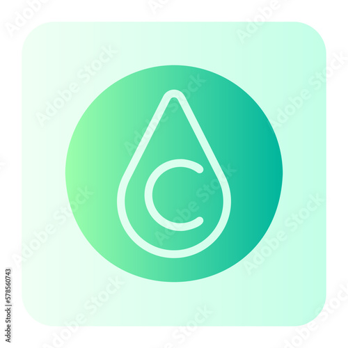 Vitamin c gradient icon