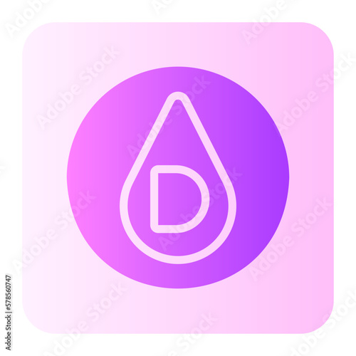 vitamin d gradient icon